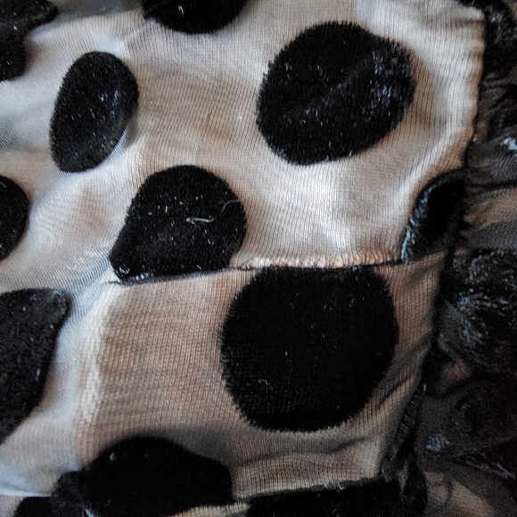 Anthropologie Dottie Dress by Sunday in Brooklyn Black Polka Dot Dress - Picture 13 of 13